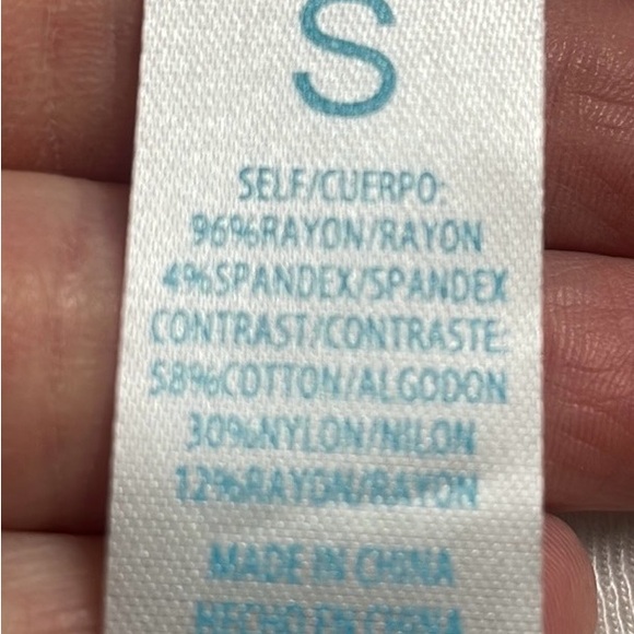 Just Be- White Lace Pocket Tank Top Sleeveless Tee - Picture 6 of 6